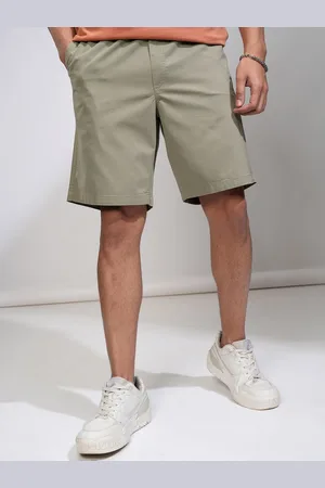 Highlander Men Knee Length Solid Regular Fit Shorts