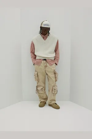 H&M Men Loose Cargo Jeans