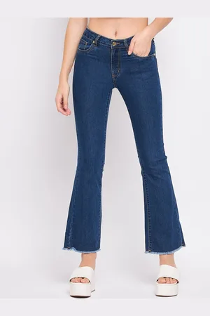 MADAME Women Mid-Rise Flared Jeans
