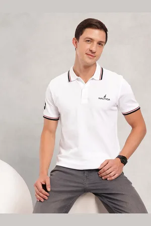 Nautica Polo Collar Pure Cotton T-shirt