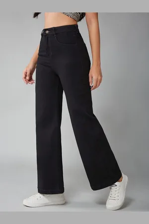 DOLCE CRUDO Women Bootcut High-Rise Stretchable Jeans