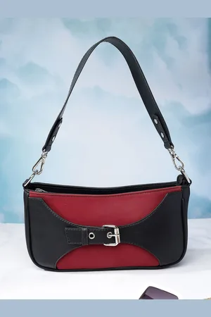 Mast & Harbour Women Colourblocked Structured Shoulder Bag