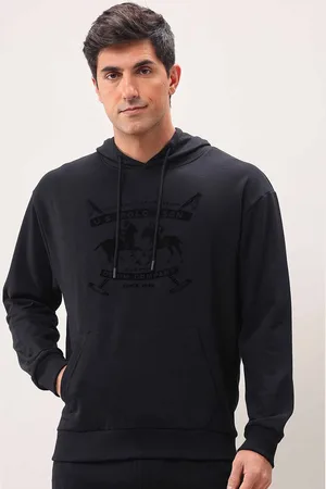 Ralph Lauren Men Brand Logo Printed Hooded Pullover Sweatshirt