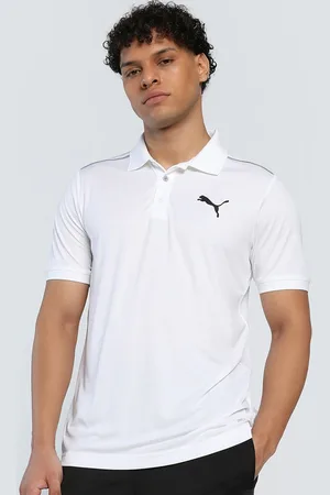 PUMA Performance Piping Polo Collar Short Sleeve Cricket T-Shirt
