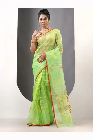 Charukriti Floral Pure Silk Saree