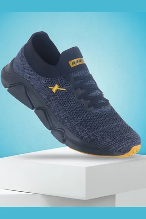 Sparx Men Black Mesh Running Non-Marking Shoes