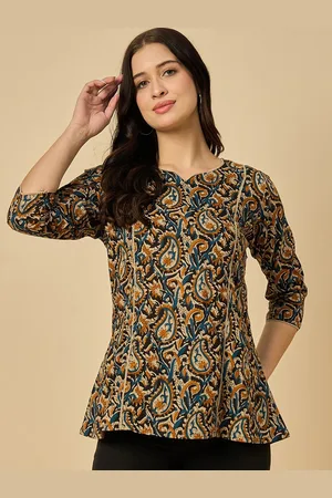 Azira Women Ethnic Motif Printed Cotton Tunic