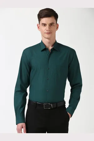 Peter England Men Opaque Printed Formal Shirt