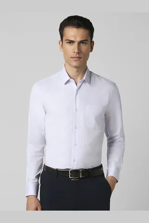 Peter England Men Slim Fit Opaque Formal Shirt