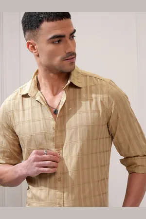 LocoMotive Luxe Men Dobby Casual Regular Fit Shirt