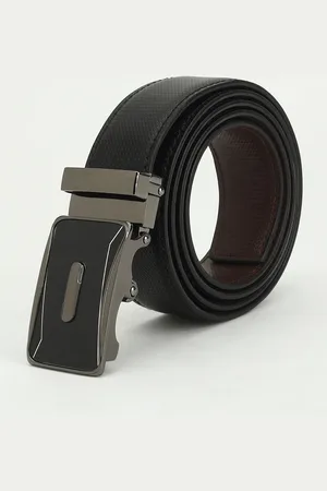 Provogue Men Textured Reversible Formal Belt