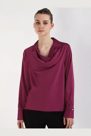 Calvin Klein Women Cowl Neck Top