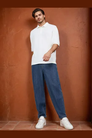 Styli Men Tapered Fit Stretchable Jeans