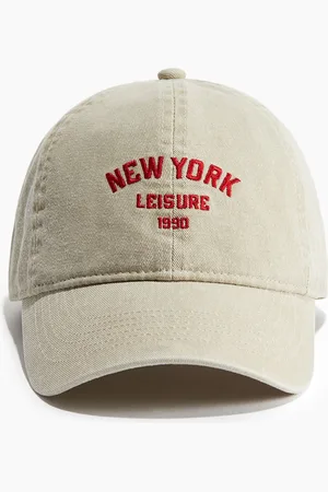 H&M Embroidered-Motif Twill Cap