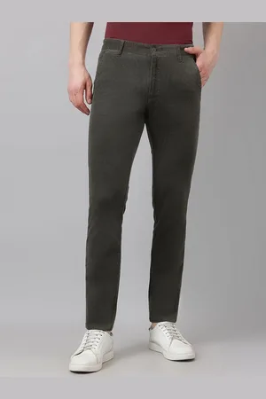 Richlook Men Smart Slim Fit Mid-Rise Cotton Trouser