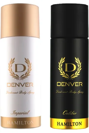 Denver Men Set of 2 Body Deodorant Spray 50 ml each - Caliber & Imperial