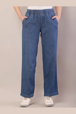 NoBarr Women Slip On Mid-Rise Trousers