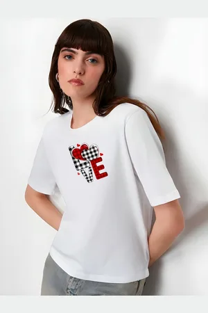 Moda Rapido Women Graphic Printed Round Neck Cotton Oversized T-shirt