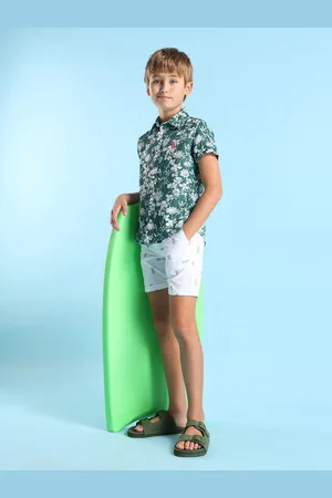 Ralph Lauren Boys Classic Floral Opaque Printed Casual Shirt