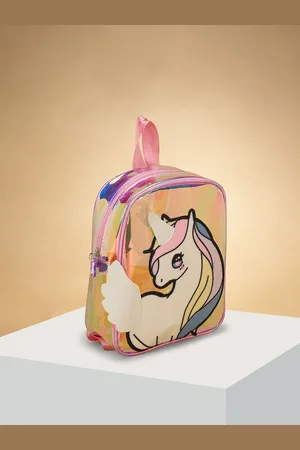 Pantaloons Girls Graphic Embellished Backpack