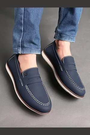 San Frissco Men Suede Slip-On Loafers