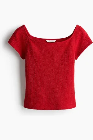 H&M Women Textured Jersey top