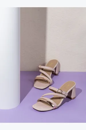 Inc 5 Women Printed Western - Embellished Party Block Mules