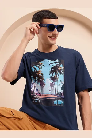 Mast & Harbour Men Printed Relaxed Fit T-shirt