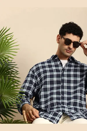 Mast & Harbour Men Comfort Checked Relaxed Fit Pure Cotton Casual Shirt