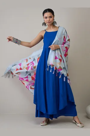 InWeave Women Regular Kurta with Palazzos & With Dupatta