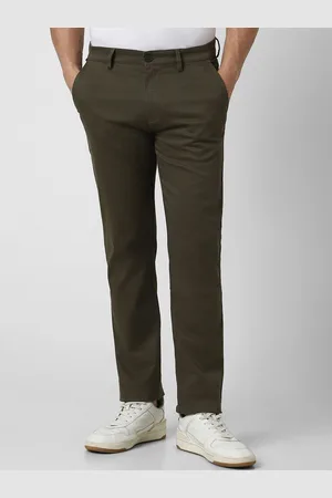 Peter England Men Super Slim Fit Mid-Rise Trouser