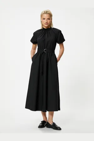 Koton Women Fit & Flare Midi Dress