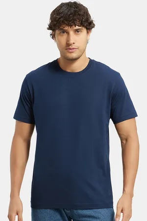 Jockey Combed Cotton Rich Round Neck Half Sleeve Tshirt-2714