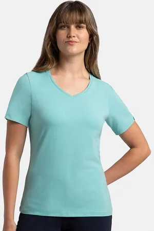 Jockey Solid Super Combed Cotton Stretch Regular Fit Tshirt-1359