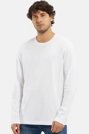 Jockey Super Combed Cotton Rich Solid Round Neck Full Sleeve Tshirt-AM95