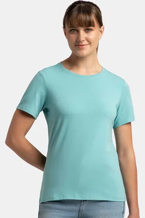 Jockey Solid Super Combed Cotton Stretch Regular Fit Tshirt-1515