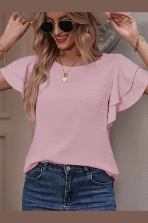 Moda Rapido Sheen Satin Crepe Boxy Crop Top