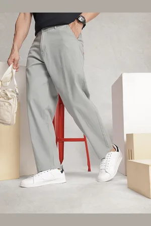 WROGN Men Chinos Pure Cotton Trousers