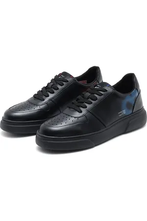 RARE RABBIT Men Perforations Lace-Ups Leather Sneakers