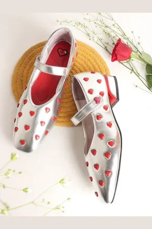 THE WHITE POLE Stylish Trending Block Heels Mule Bellies Sandal For Womens And Girls