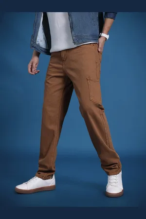 Roadster The Life Co. Men Pure Cotton Relaxed Fit Cargo Style Jeans