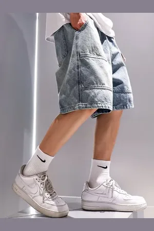 HERE&NOW Men Modal Denim Shorts