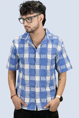 Moda Rapido Women Comfort Gingham Checks Opaque Checked Casual Shirt