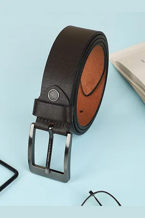 WROGN Men Braided Leather Formal Belt