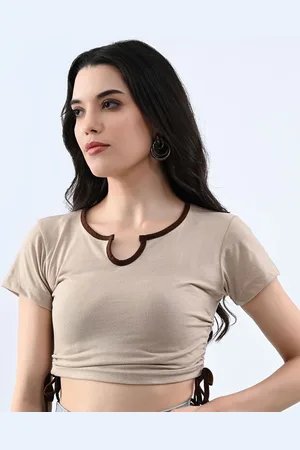 Moda Rapido Cotton Crop Top