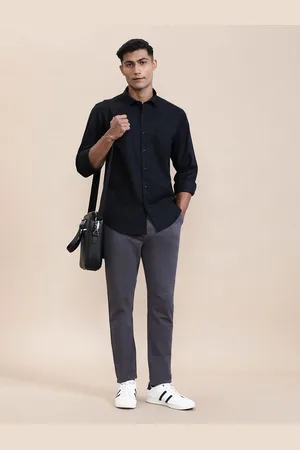 Crocodile Men Opaque Casual Shirt