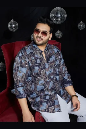 Instafab Men Comfort Opaque Printed Casual Shirt