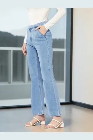 Chemistry Women Bootcut High-Rise Light Fade Stretchable Jeans