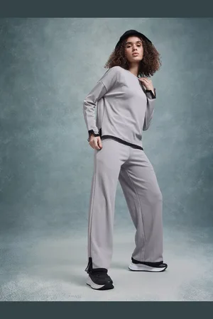 Roadster The Lifestyle Co. Casual T shirt with Trouser Co Ord Set