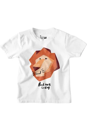 BonOrganik Boys Graphic Printed Round Neck Cotton T-shirt